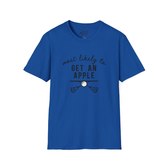 Most Likely To Lacrosse Adult Unisex Basic T-Shirt