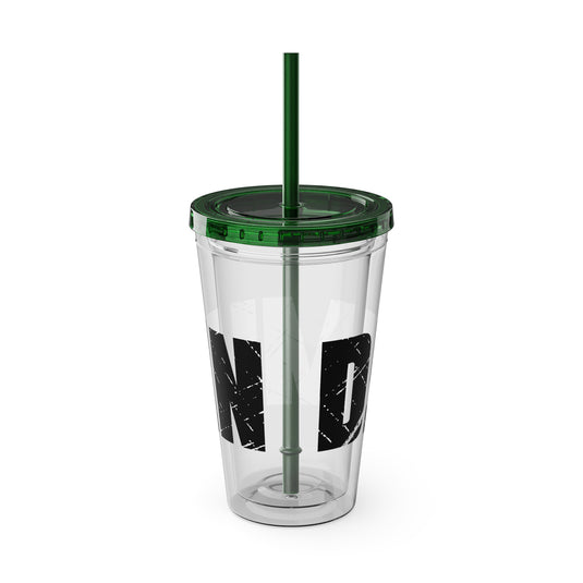 Lacrosse 16 oz Sunsplash Tumbler with Straw w/Custom Name