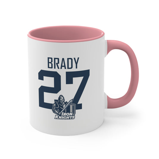 Iron Knights 11 oz Accent Mug - Last Name & Knight Design