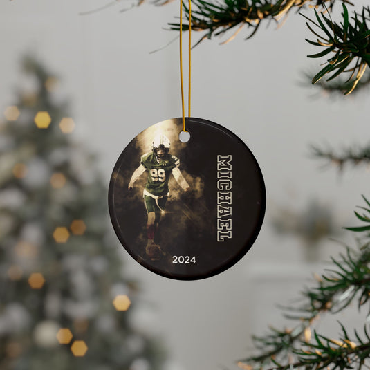 Custom Picture Ceramic Ornament - Smoke Effect