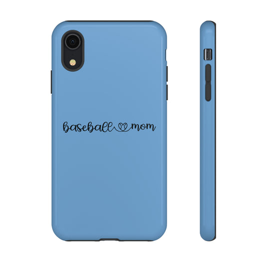 Baseball Mom Phone Case with Heart