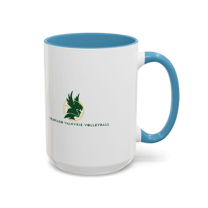 Colorado Valkyrie Volleyball Club Accent Coffee Mug