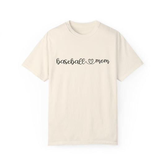 Baseball Mom with Heart Adult Unisex Premium T-Shirt