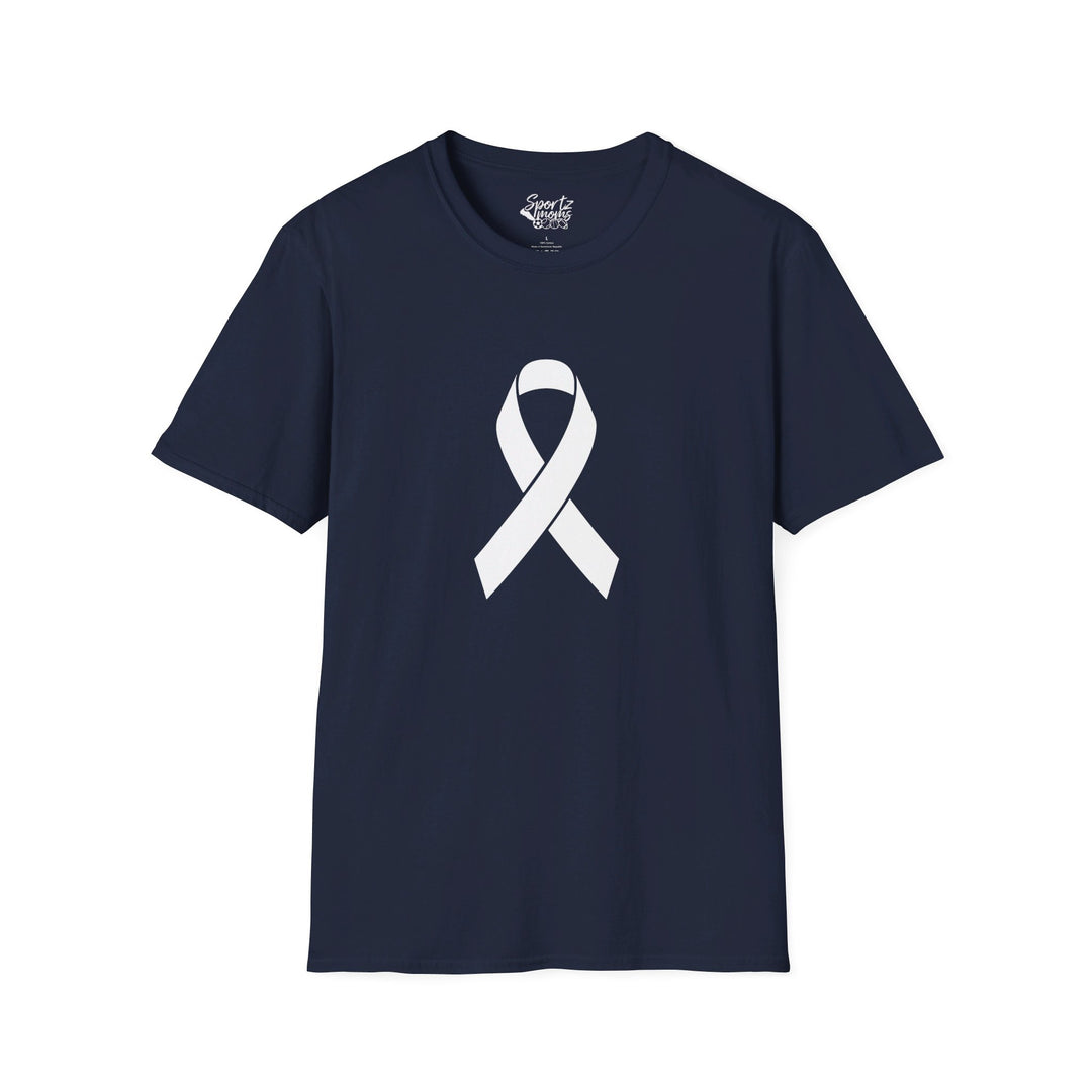 Cancer Ribbon Adult Unisex T-Shirt