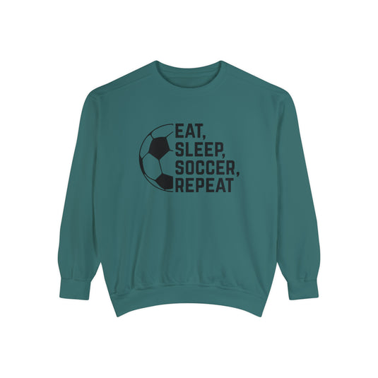 Eat Sleep Soccer Repeat Adult Unisex Premium Crewneck Sweatshirt