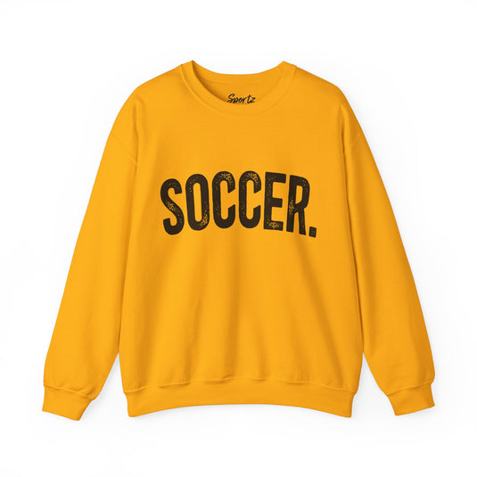 Rustic Design Soccer Adult Unisex Basic Crewneck Sweatshirt