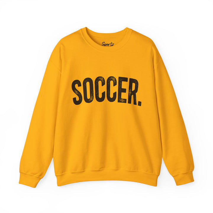 Rustic Design Soccer Adult Unisex Crewneck Sweatshirt