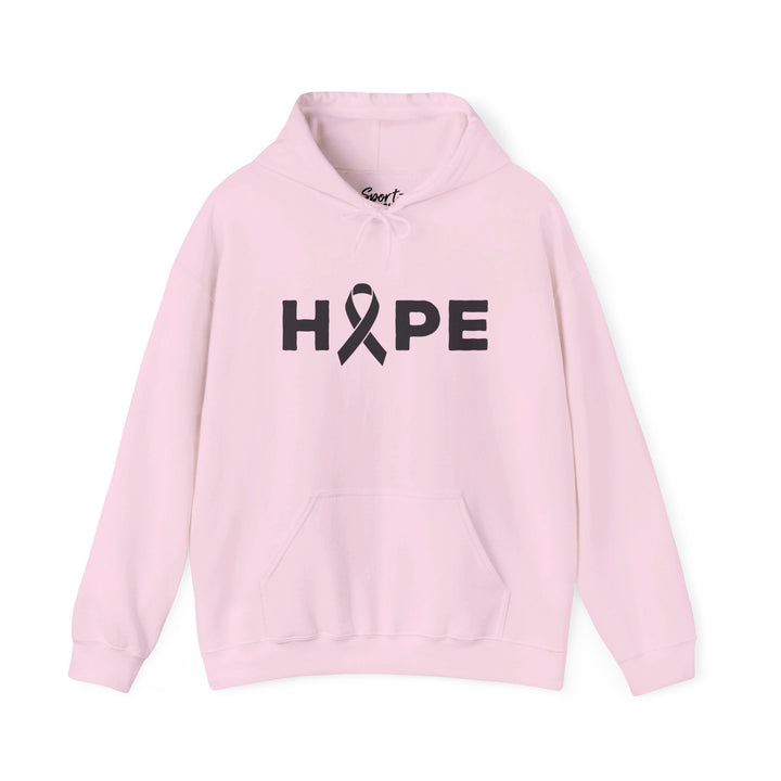 Hope Cancer Ribbon Adult Unisex Hooded Sweatshirt