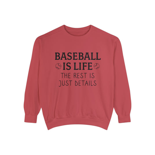 Baseball is Life Adult Unisex Premium Crewneck Sweatshirt