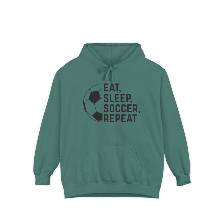 Eat Sleep Soccer Repeat Adult Unisex Premium Hooded Sweatshirt