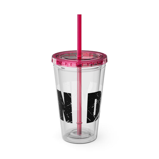 Lacrosse 16 oz Sunsplash Tumbler with Straw w/Custom Name