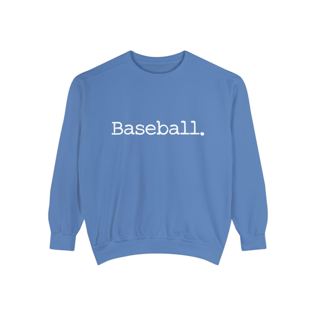 Typewriter Design Baseball Adult Unisex Premium Crewneck Sweatshirt