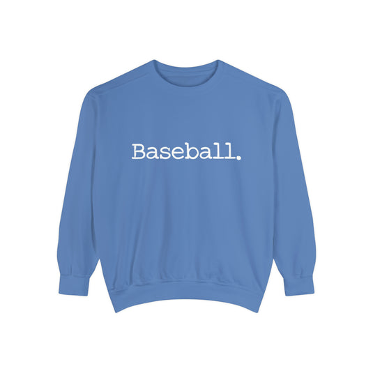 Typewriter Design Baseball Adult Unisex Premium Crewneck Sweatshirt