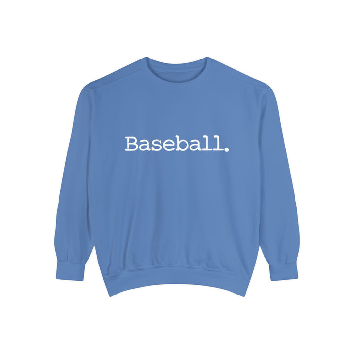 Typewriter Design Baseball Adult Unisex Premium Crewneck Sweatshirt