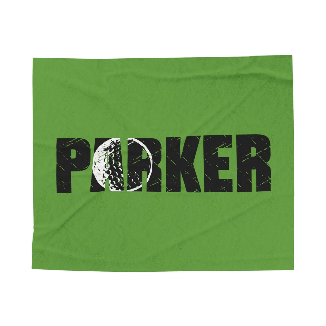 Golf Plush Blanket w/Custom Name