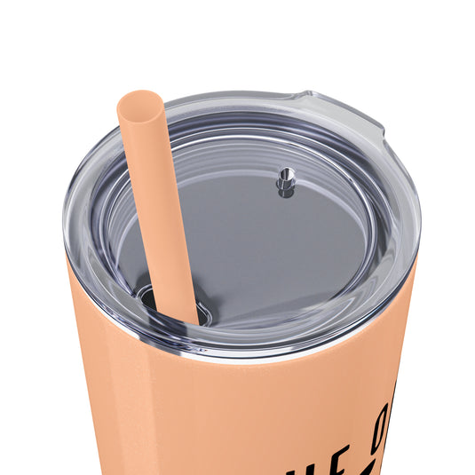 The Only BS I Need Baseball 20oz Skinny Tumbler with Straw in Matte or Glossy