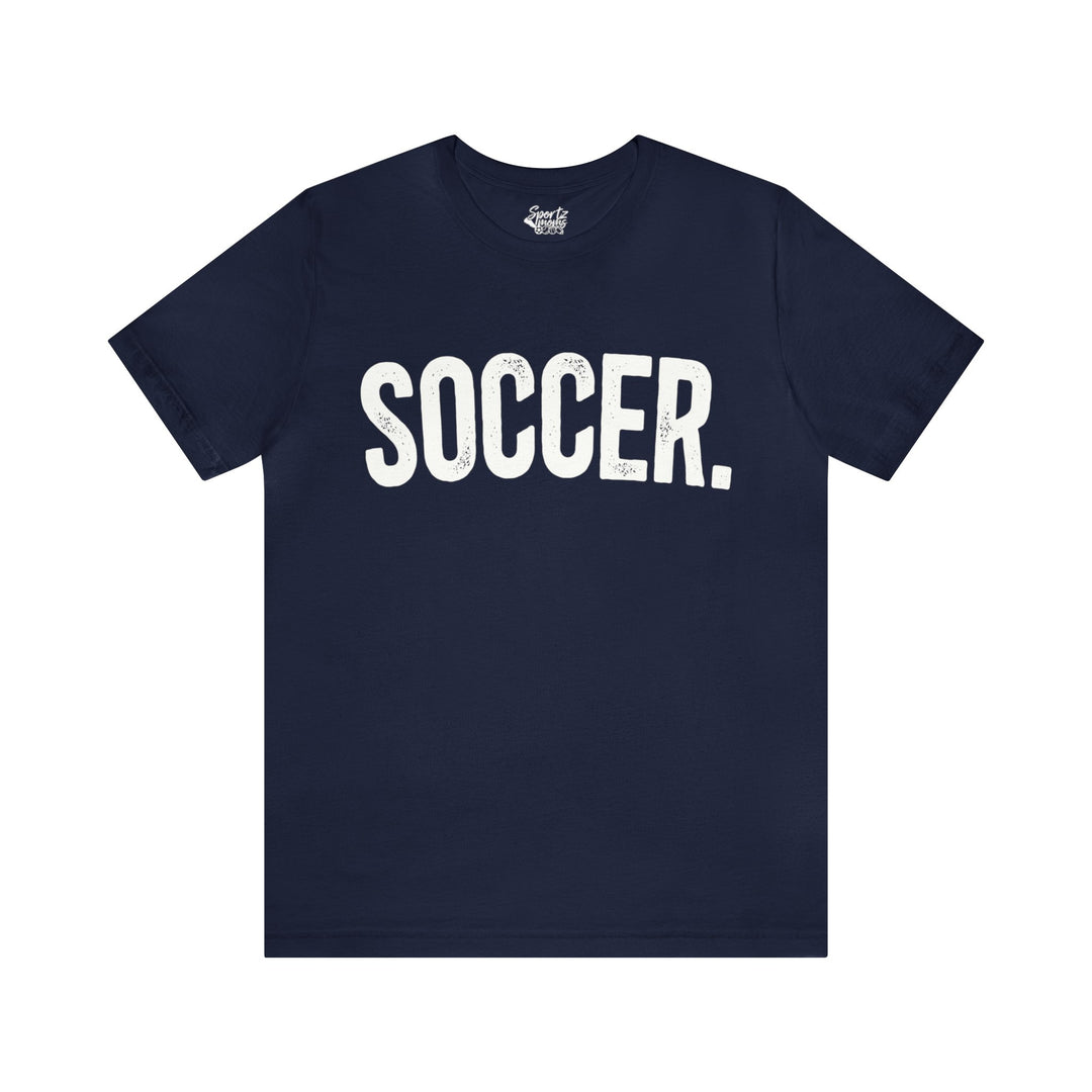 Rustic Design Soccer Adult Unisex Mid-Level T-Shirt