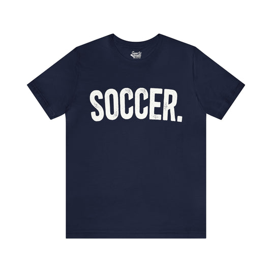 Rustic Design Soccer Adult Unisex Mid-Level T-Shirt