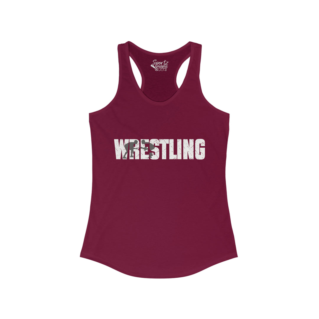 Wrestling Adult Women's Racerback Tank