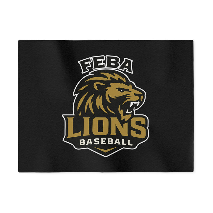FEBA Lions Baseball Sweatshirt Blanket