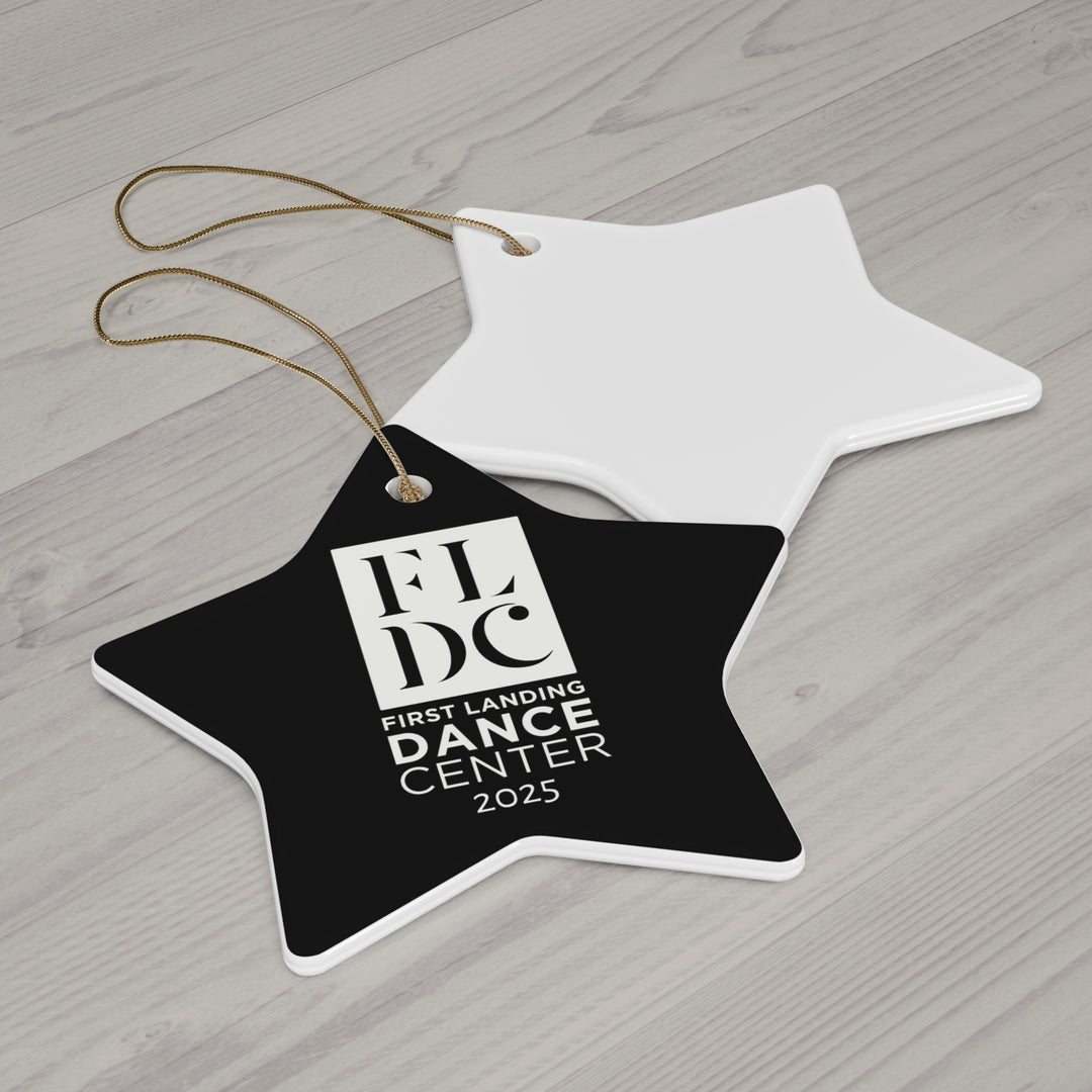 First Landing Center Dance Ceramic Ornament