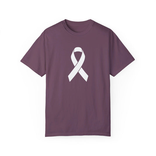 Cancer Ribbon Adult Unisex Premium T-Shirt