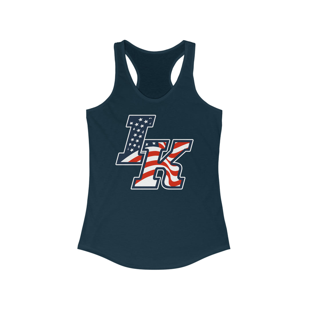 Iron Knights Women's Racerback Tank w/Flag Design