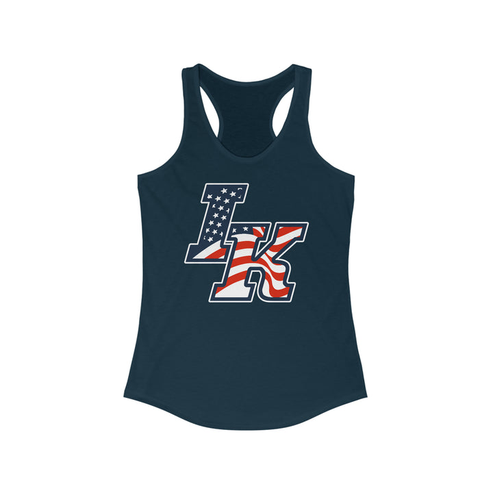 Iron Knights Women's Racerback Tank w/Flag Design