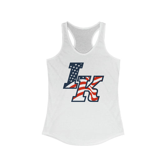 Iron Knights Women's Racerback Tank w/Flag Design