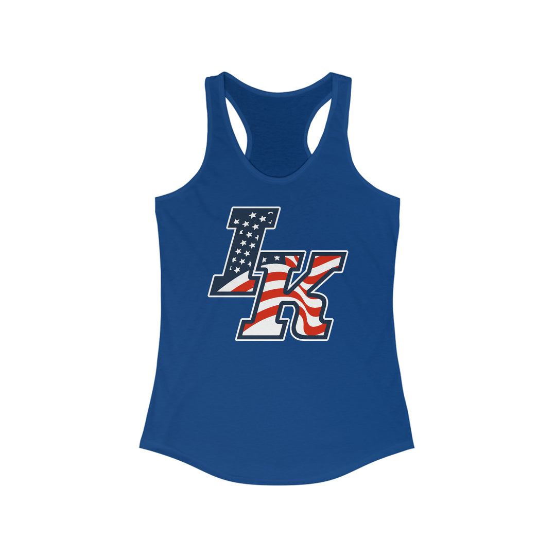 Iron Knights Women's Racerback Tank w/Flag Design