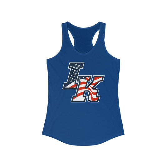 Iron Knights Women's Racerback Tank w/Flag Design