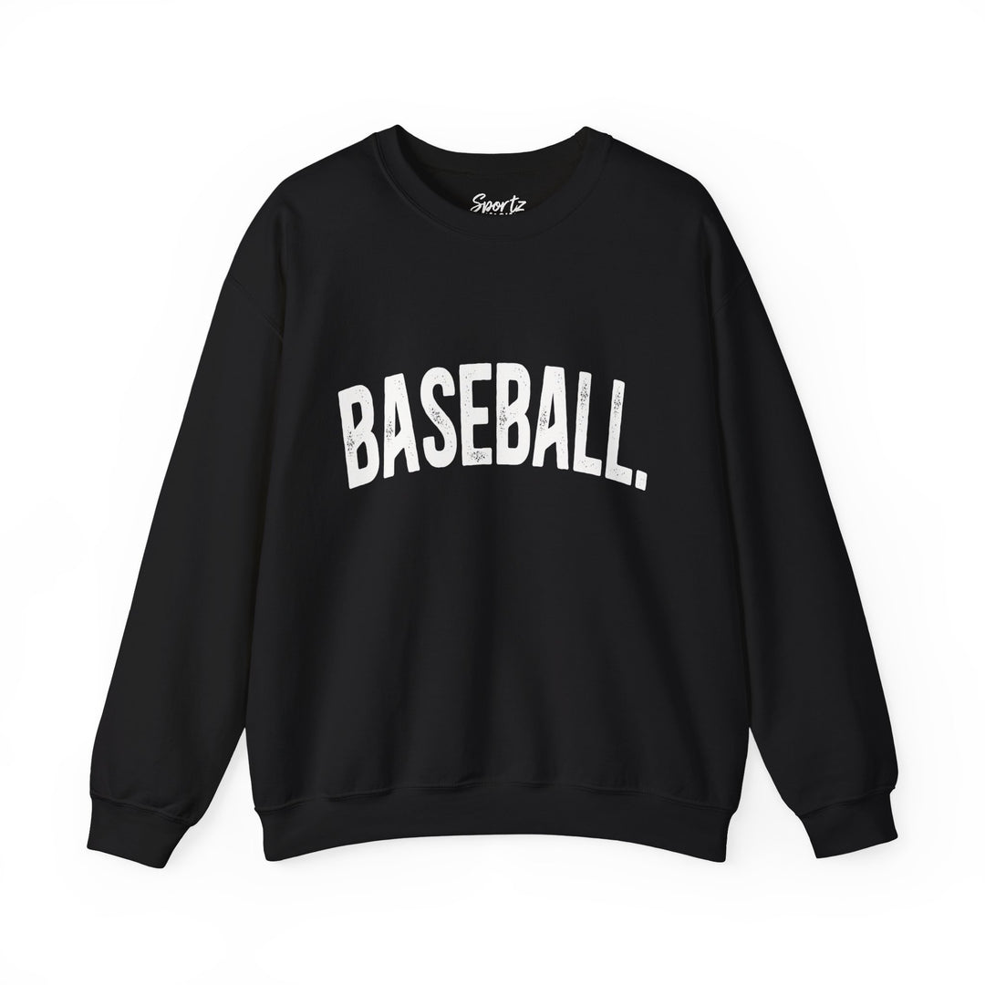 Rustic Design Baseball Adult Unisex Crewneck Sweatshirt