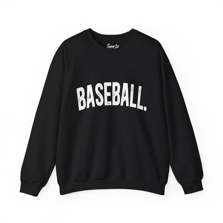 Rustic Design Baseball Adult Unisex Crewneck Sweatshirt