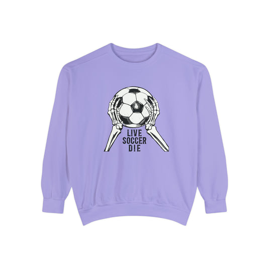 Live Soccer Die Adult Unisex Premium Crewneck Sweatshirt