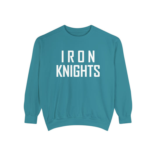 Iron Knights Premium Adult Unisex Crewneck Sweatshirt W/Text Only