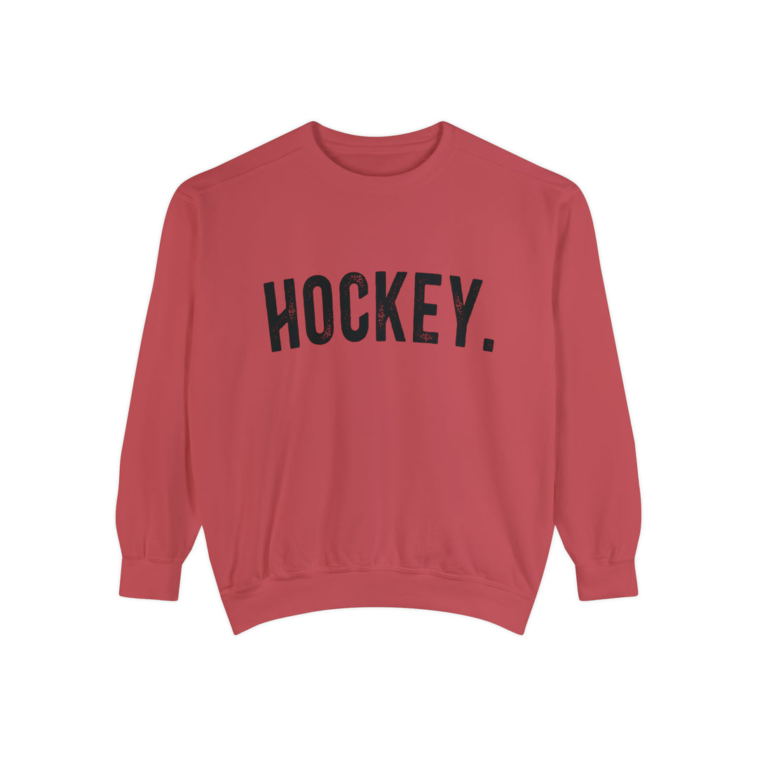 Rustic Design Hockey Adult Unisex Premium Crewneck Sweatshirt