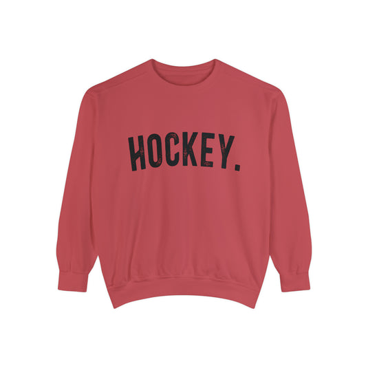 Rustic Design Hockey Adult Unisex Premium Crewneck Sweatshirt