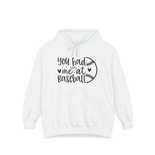 You Had Me at Baseball Adult Unisex Premium Hooded Sweatshirt