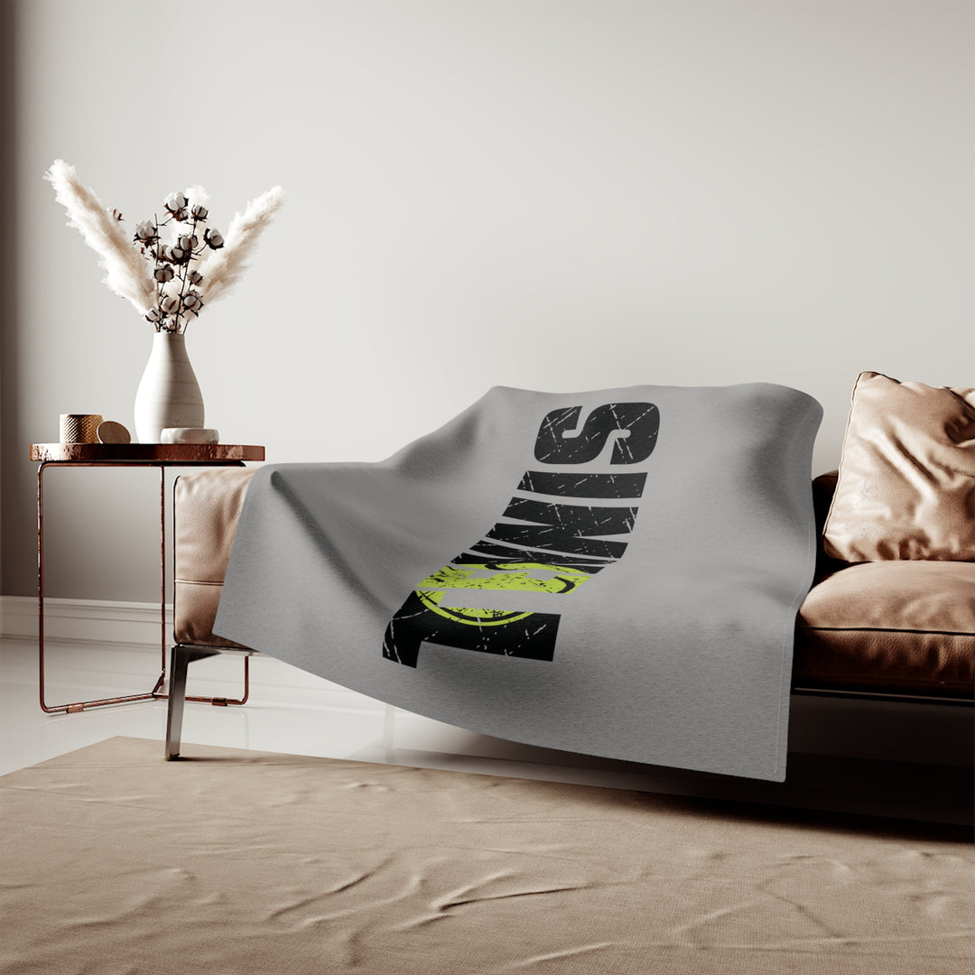 Tennis Sweatshirt Blanket