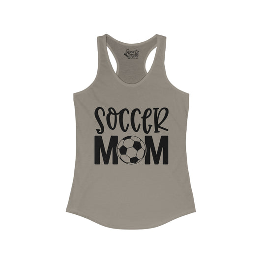 Soccer Mom Adult Women's Racerback Tank