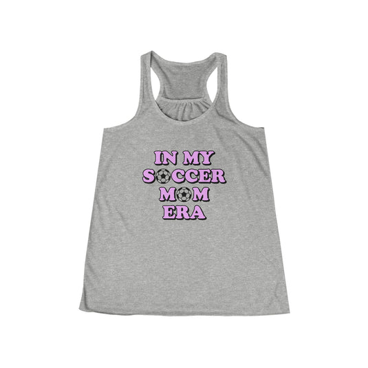 College Station Soccer Club Vanguard Women's Flowy Racerback Tank - In My Soccer Mom Era