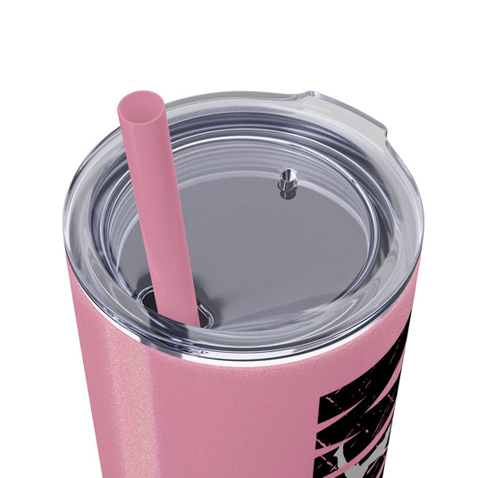 Dance 20oz Skinny Tumbler with Straw w/Custom Name