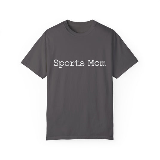 Sports Mom Adult Unisex Premium T-Shirt - Typewriter Design