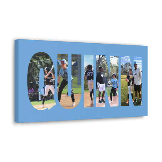 Custom Picture Block Name Canvas