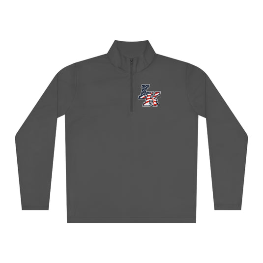 Iron Knights Unisex Quarter Pullover w/Flag Design