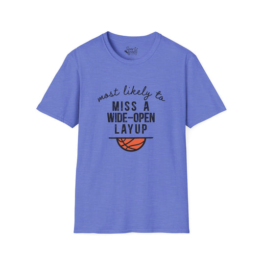 Most Likely To Basketball Adult Unisex Basic T-Shirt