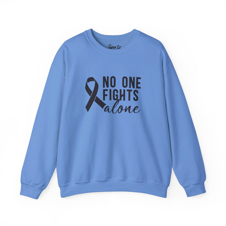 No One Fights Alone Adult Unisex Crewneck Sweatshirt