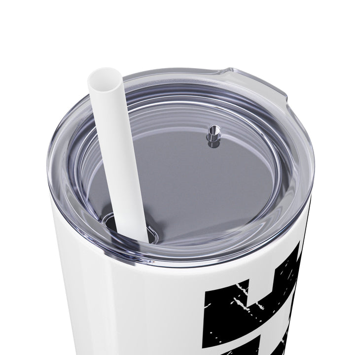 Cancer Ribbon Pick Your Sport 20oz Skinny Tumbler with Straw