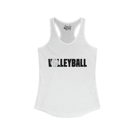 Volleyball Adult Women's Racerback Tank