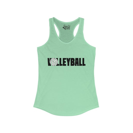 Volleyball Adult Women's Racerback Tank